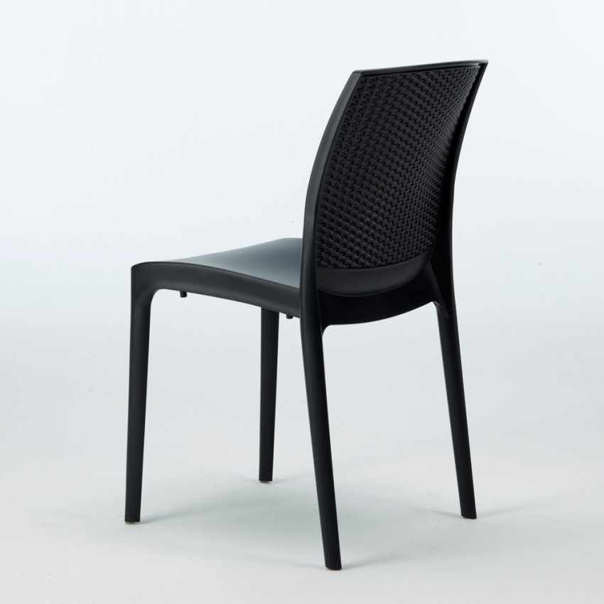 Set tavolo 90x90 cm + 4 sedie Dark and Stormy