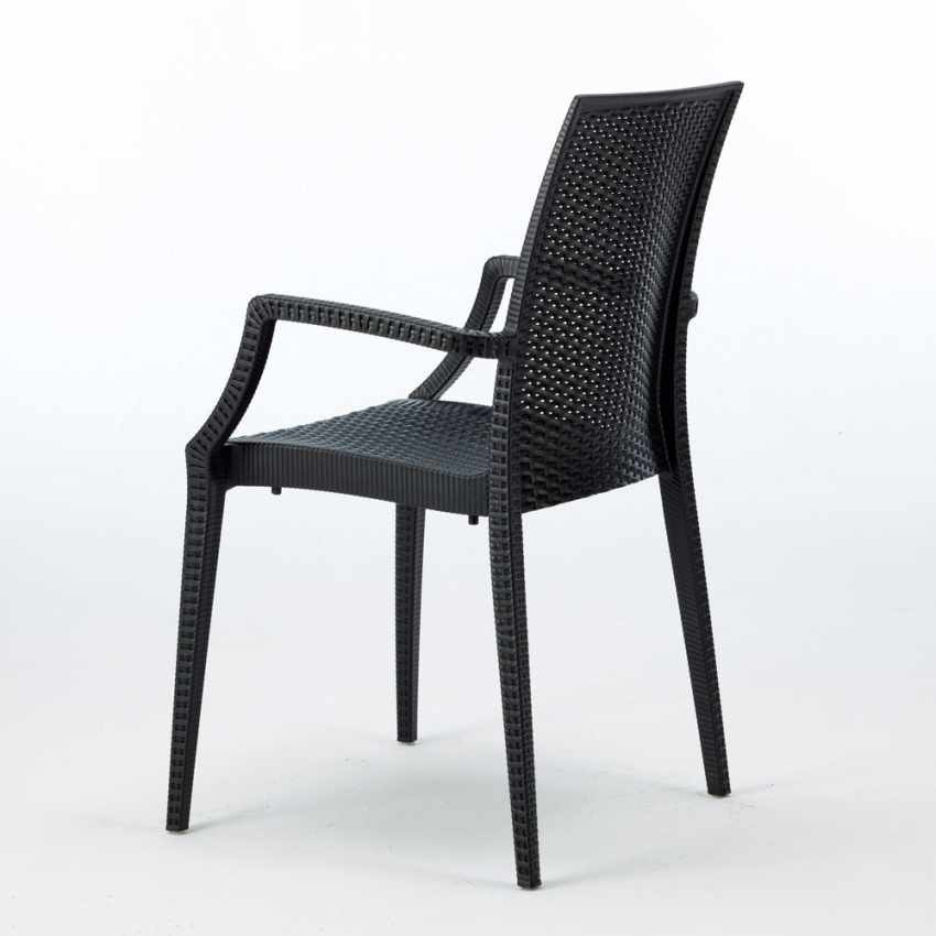 Set tavolo 90x90 cm + 4 sedie Boulevardier