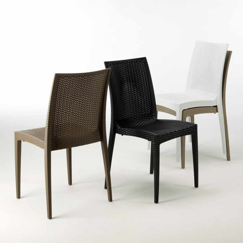 Set tavolo 90x90 cm + 4 sedie Clover Club