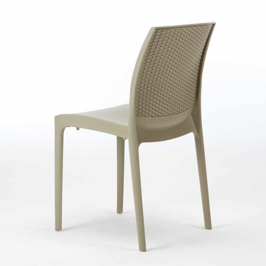 Set tavolo 90x90 cm + 4 sedie Sazerac