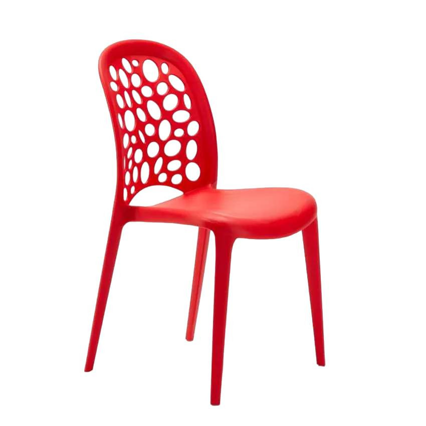 Sedia da cucina bar giardino impilabile interno ed esterno Pechino