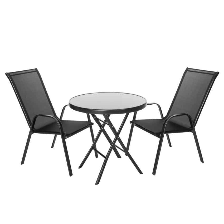 Set tavolo rotondo + 2 sedie Apple Martini