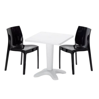 Set tavolo 70x70 cm + 2 sedie Sex on the Beach