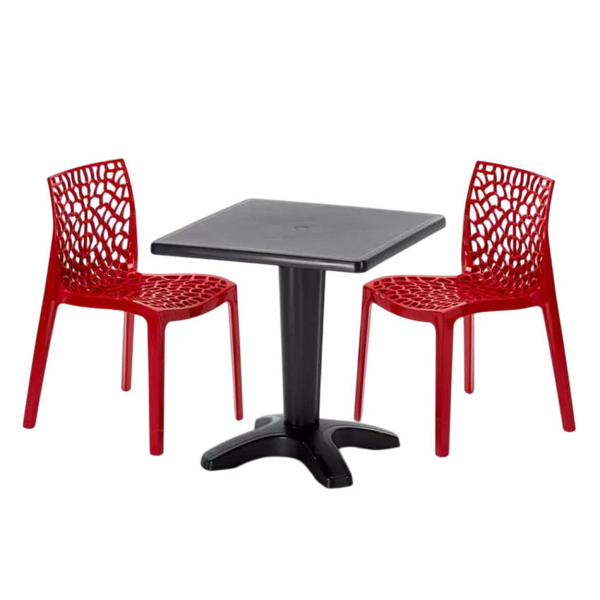 Set tavolo 70x70 cm + 2 sedie Aperol Spritz