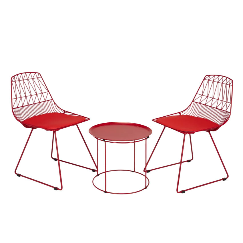 Set tavolo e 2 sedie design Caipirinha