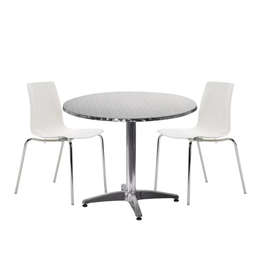 Set 4 sedie design e tavolo rotondo Gin Tonic