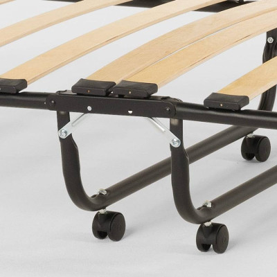 Lettino pieghevole 80x180 cm con materasso e ruote – Radice