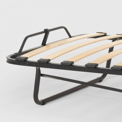 Lettino pieghevole 80x190 cm con materasso e doghe – Lucciola
