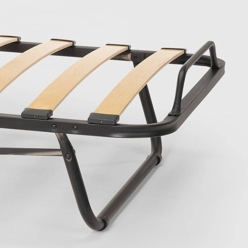 Lettino pieghevole 80x190 cm con materasso e doghe – Lucciola