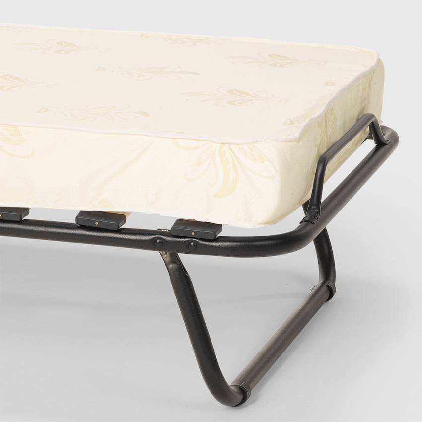 Lettino pieghevole 80x180 cm in microfibra e doghe – Piuma