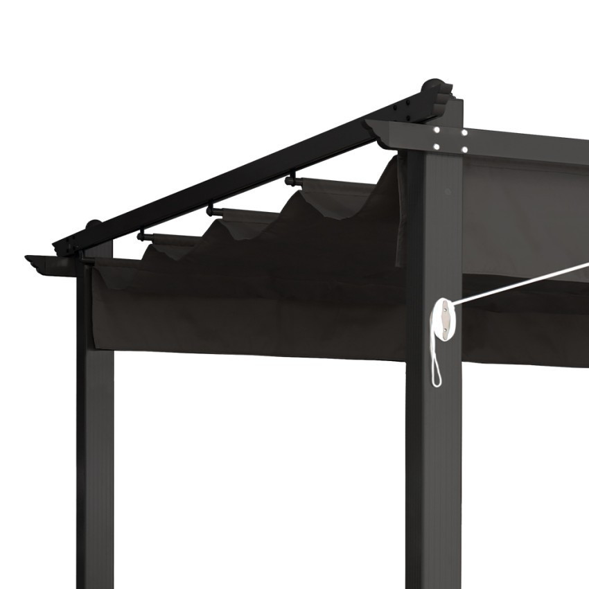 Pergola da giardino 3x3 alluminio Alba - Eleganza resistenza