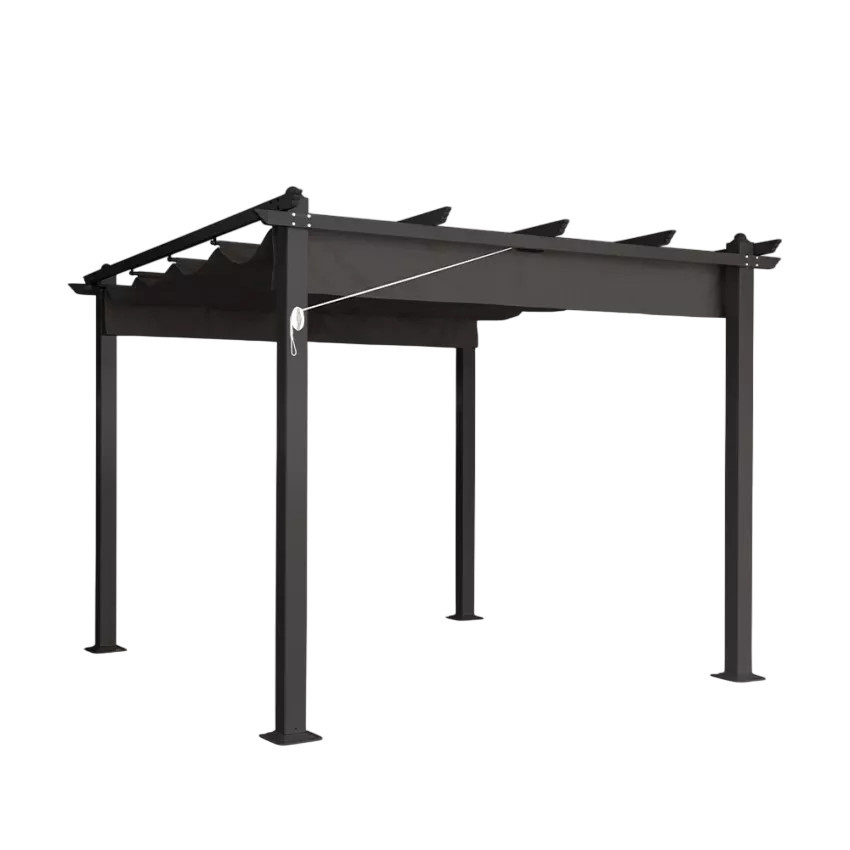 Pergola da giardino 3x3 alluminio Alba - Eleganza resistenza