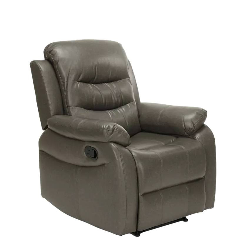 Poltrona relax reclinabile da salotto con poggiapiedi Cassiopea