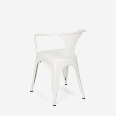 Set tavolo 80x80cm industriale + 4 sedie Cucumber Cooler