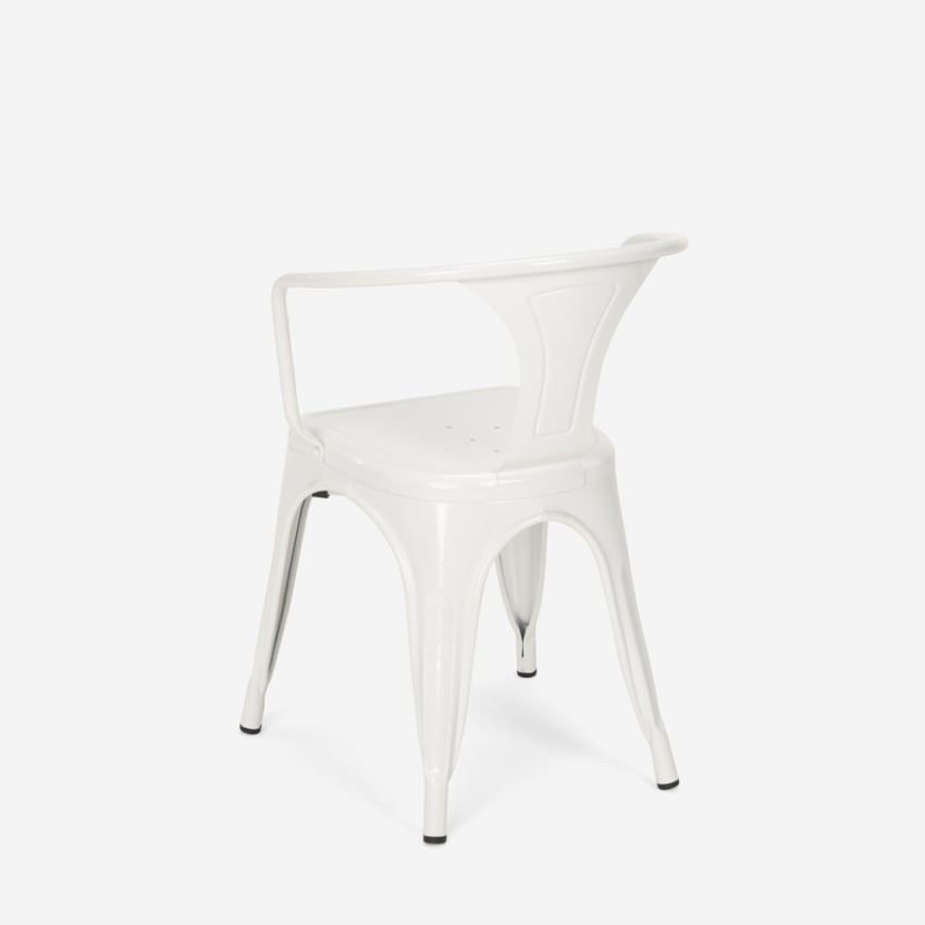 Set tavolo 80x80cm industriale + 4 sedie Cucumber Cooler