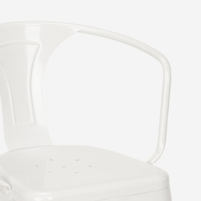 Set tavolo 80x80cm industriale + 4 sedie Cucumber Cooler