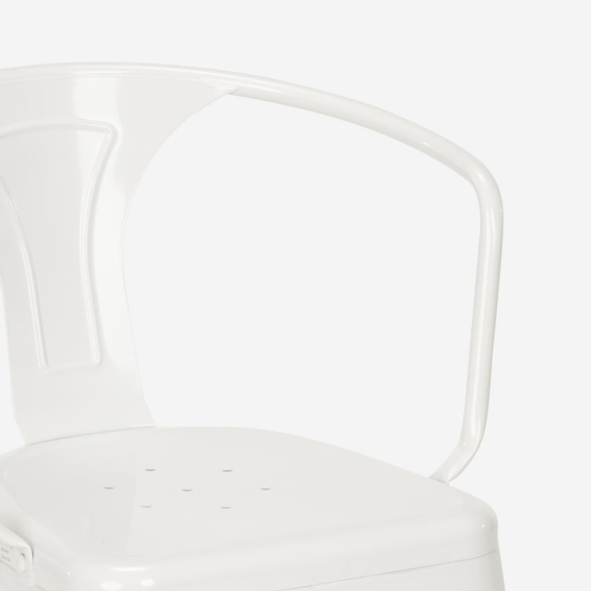Set tavolo 80x80cm industriale + 4 sedie Cucumber Cooler