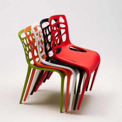 Set tavolo quadrato 70x70cm + 2 sedie bar Orange Crush