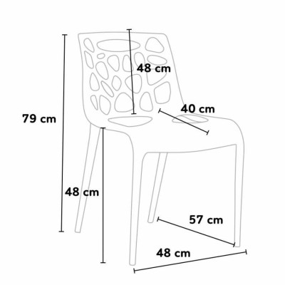 Set tavolo quadrato 70x70cm + 2 sedie caffè Rum Runner