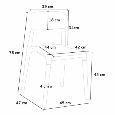 Set tavolo quadrato nero 70x70cm + 2 sedie Screwdriver