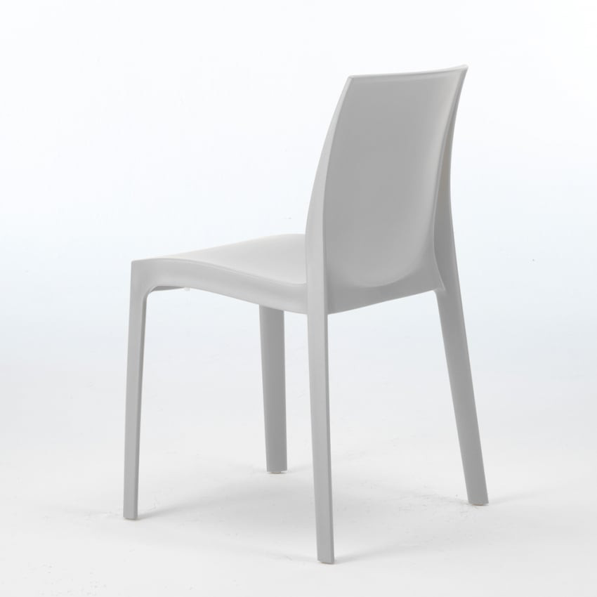 Set tavolo quadrato 90x90cm + 4 sedie bar Applejack