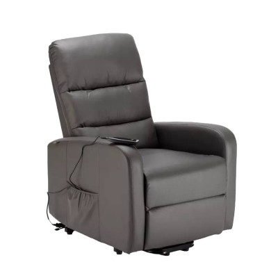 Poltrona relax elettrica reclinabile sollevatore in similpelle Astra
