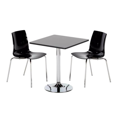Set tavolo 70x70cm + 2 sedie colorate Aperol Spritz