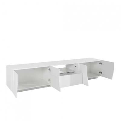 Casamati: Mobile TV Tetris 220x43cm Bianco Lucido