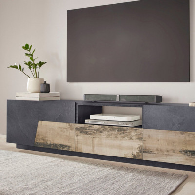 Casamati: Mobile TV Volta 220x43 cm, design moderno