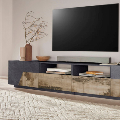 Casamati: Mobile TV 260x43cm Design Moderno Pixel