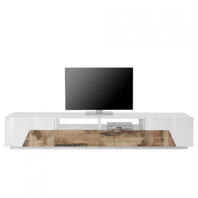 Casamati: Mobile TV Salotto Moderno in Legno Bianco