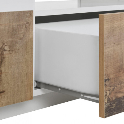 Casamati: Mobile TV Salotto Moderno in Legno Bianco