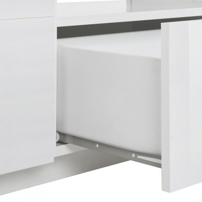 Casamati: Mobile TV Salotto Moderno 260x43cm Bianco