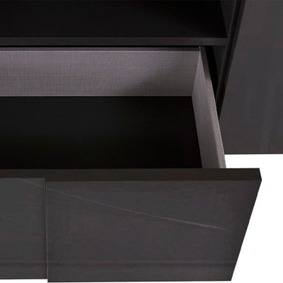 Casamati: Mobile TV Tundra antracite 2 porte cassetto