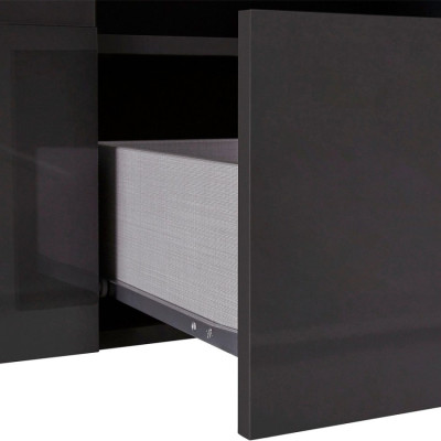 Casamati: Mobile TV Tundra antracite 2 porte cassetto