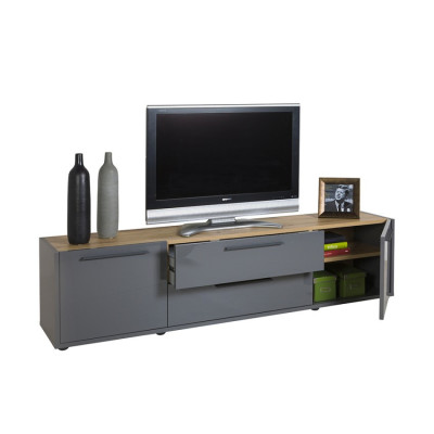 Casamati: Mobile TV Industriale 200cm, 2 Ante, 2 Cassetti