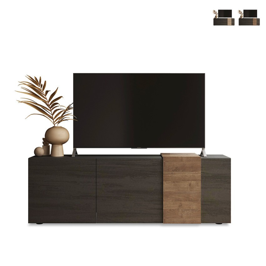 Casamati: Mobile TV Aura 3 Ante in Legno Grigio