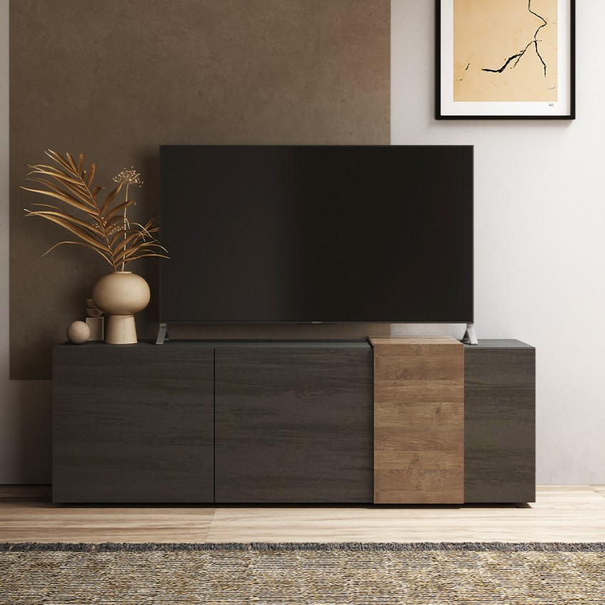 Casamati: Mobile TV Aura 3 Ante in Legno Grigio