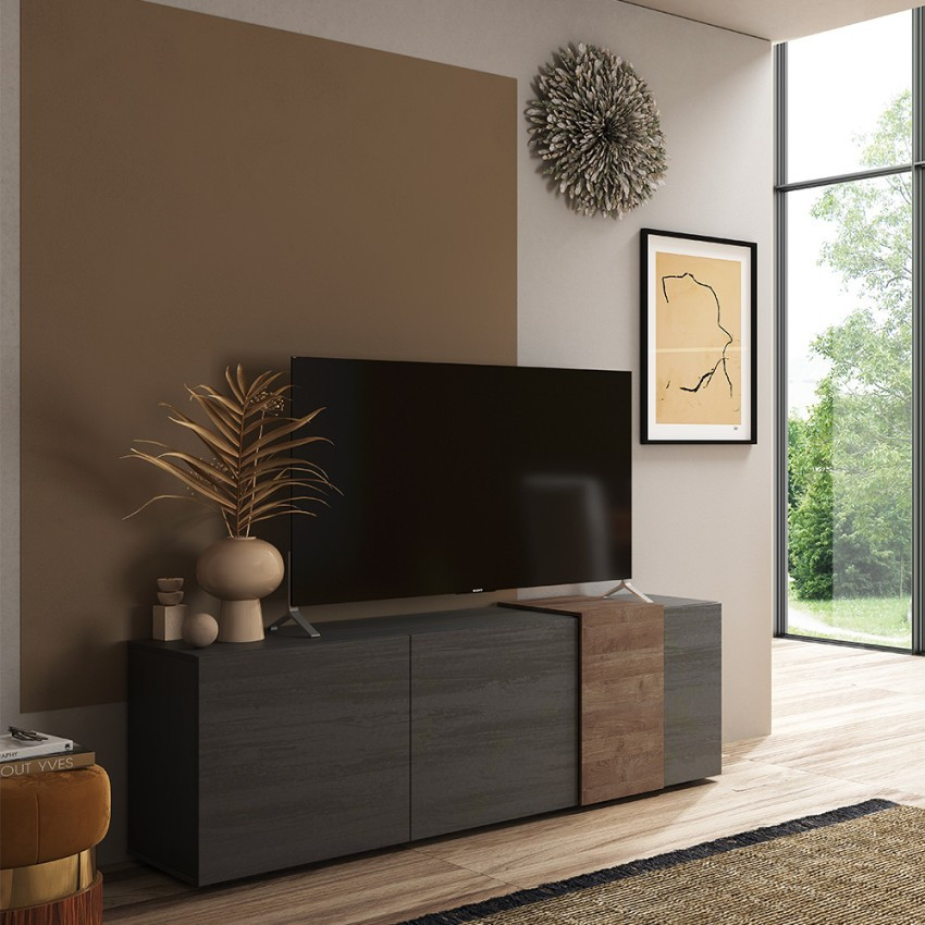 Casamati: Mobile TV Aura 3 Ante in Legno Grigio