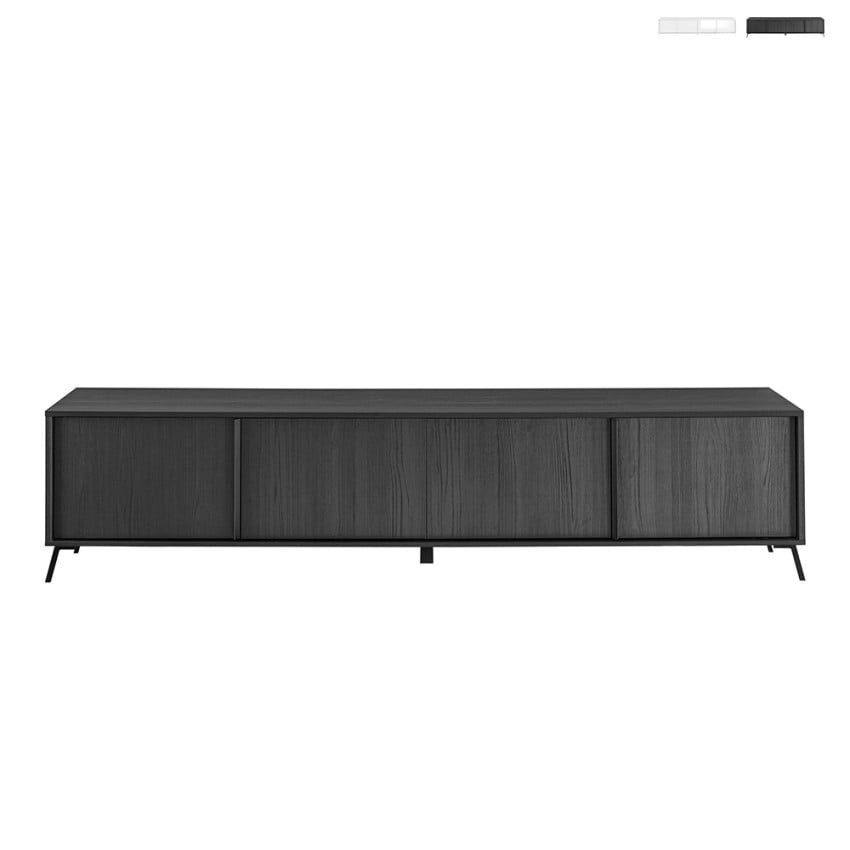 Casamati: Mobile TV moderno 4 porte Oxide 205x48x40cm