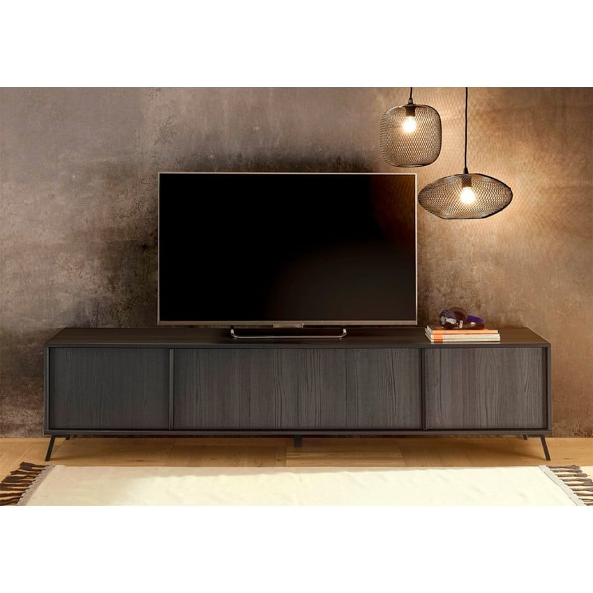 Casamati: Mobile TV moderno 4 porte Oxide 205x48x40cm