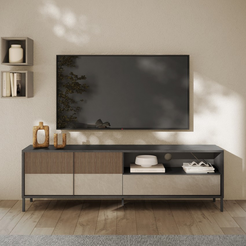 Casamati: Mobile TV Kubo moderno 205x40x44cm