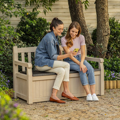 Casamati: Panca Cassapanca da Giardino con Contenitore