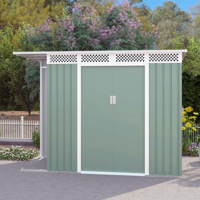 Casamati: Casetta Giardino MetalGreen 257x142x184cm