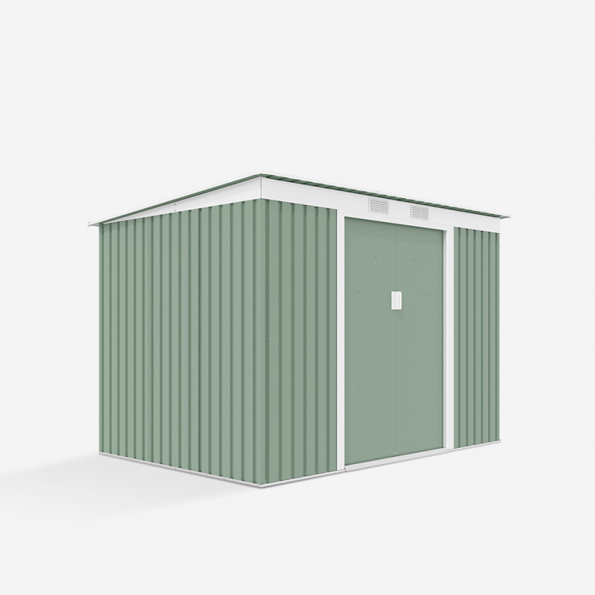 Casamati: Casetta Giardino SteelGreenBox in Lamiera Verde