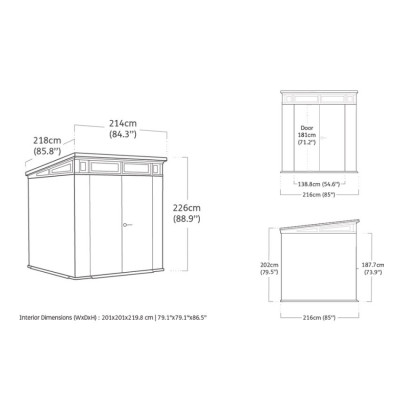 Casamati: Casetta Resina 214x218x226cm 7x7 Artisan