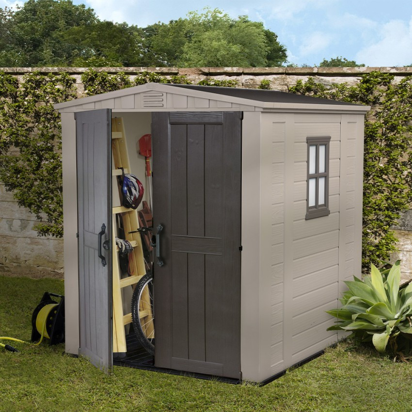 Casamati: Casetta Resina 178x195.5x208cm con Scaffali