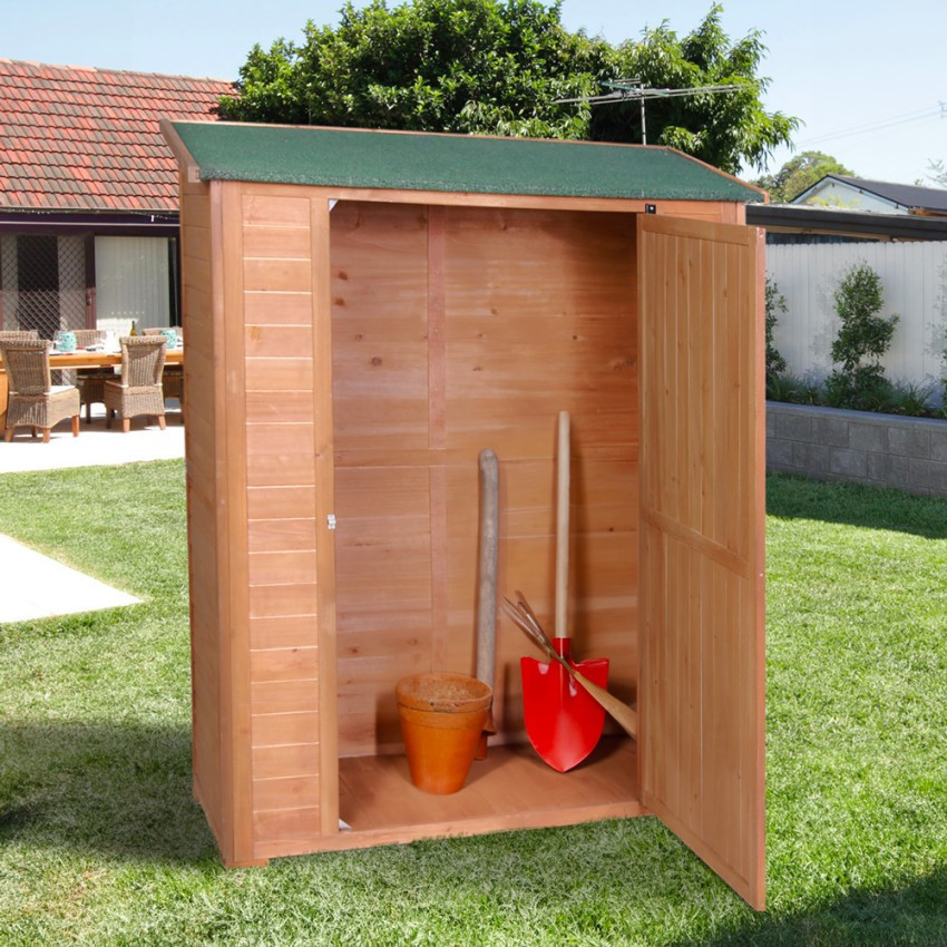 Casamati: Casetta Legno Attrezzi 111x51x142 WoodToolBox