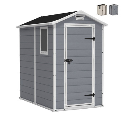 Casamati: Casetta Giardino PVC 130x192x198cm ResinBox