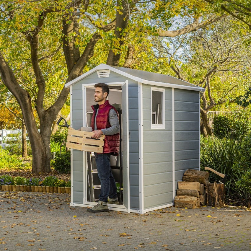 Casamati: Casetta Giardino PVC 130x192x198cm ResinBox